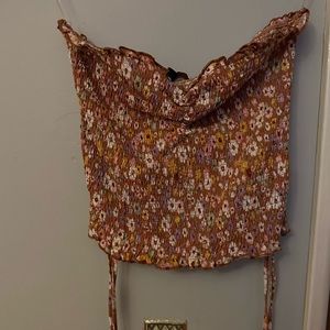Floral tub top